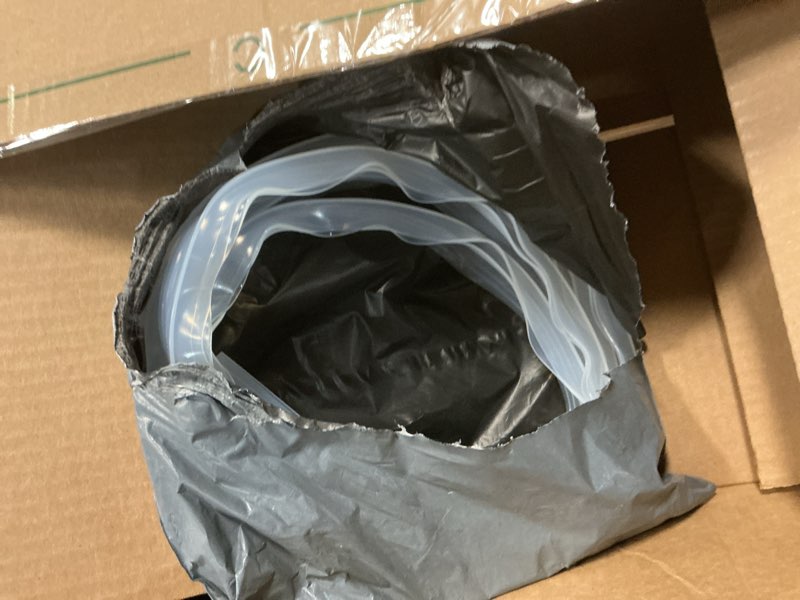 Condition photo showing Good Condition for sliding glass door side seal strip 100” frameless shower door sweep for 1/4" framelss sliding glass door sliding door (f type) 1/4 inch