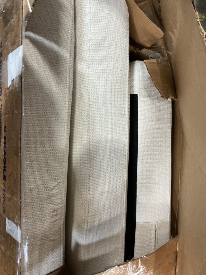 Condition photo showing As Is for replacement for sofa couch white