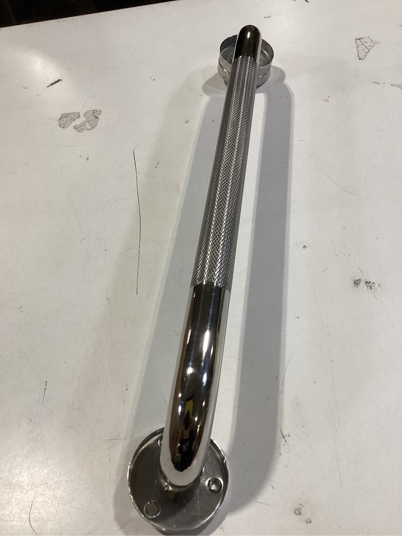 Condition photo showing Good Condition for Similar to 16 Inch Grab Bars for Wall Brush Nickel, Safety Shower Grab Bars for Seniors Elderly Handicapped, Handicap Grab Bars for Shower with Concealed Screws, Tesuchan Brushed Nickel 16''