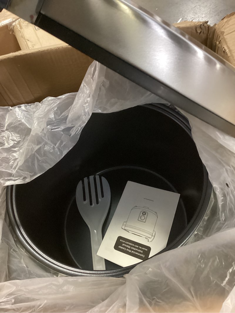 Condition photo showing Good Condition for 55 Raw/110 Cup Commercial Rice Warmer(Not Rice Cooker) Portable 18.1QT Big Rice Warmer / 122?- 178? Adjustable Temperature/ 130W/ Non-Stick Inner Pot 20L Rice Warmer