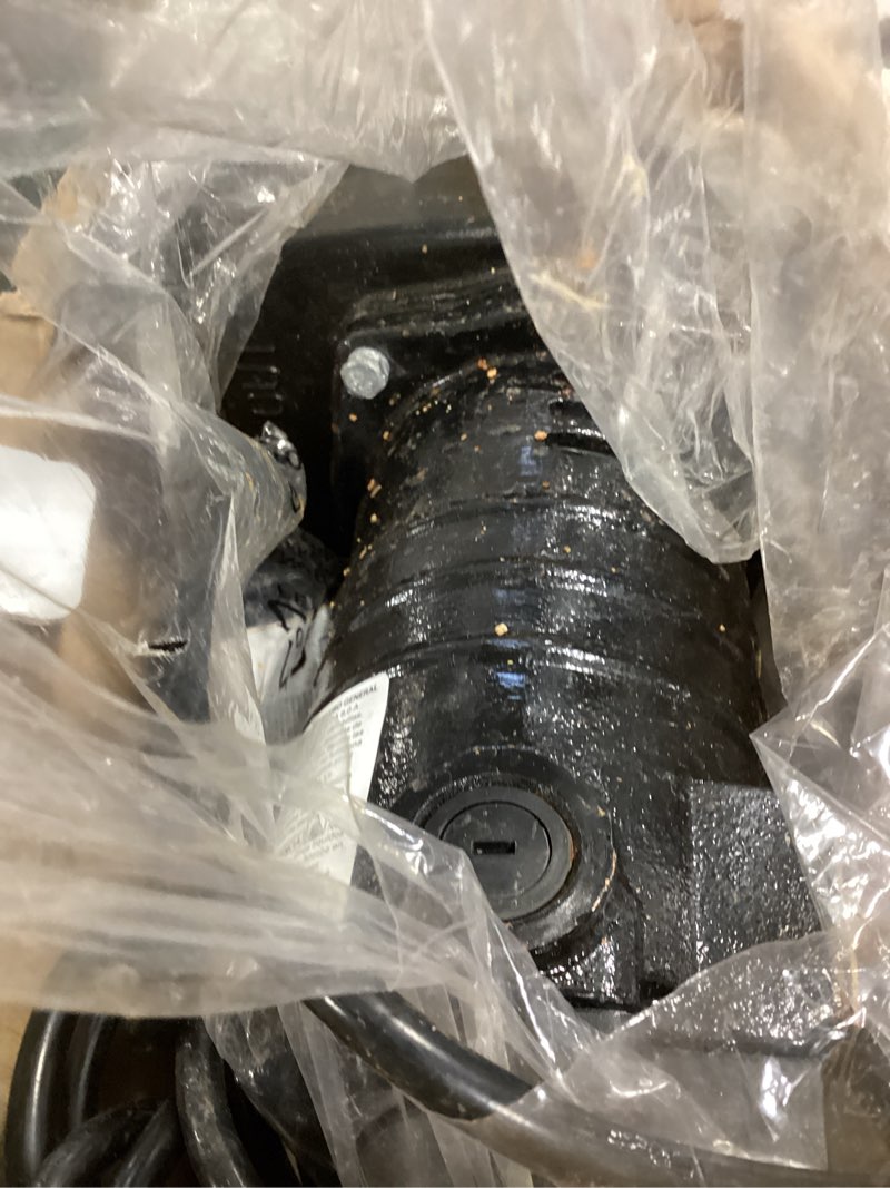 Condition photo showing As Is for utilitech 1/2-hp 25-gpm cast iron electric utility pump