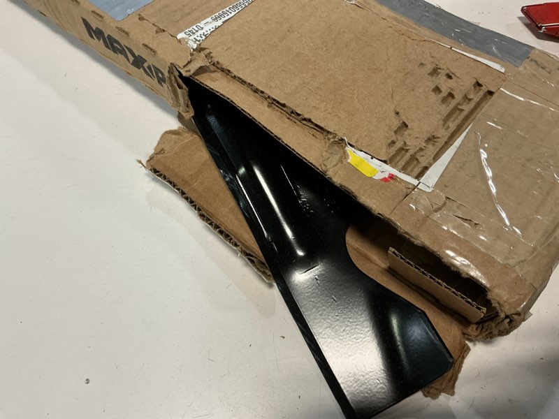 Condition photo showing As Is for ROT 11480 17.9" Pattern Cub Cadet Blade Replacement Tool Part