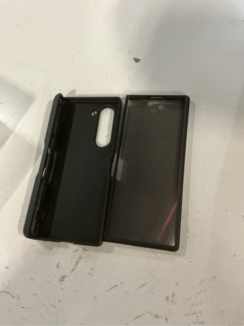 Condition photo showing Good Condition for tongate for z fold 6 case, [with s pen slot & hinge protection] [privacy glass screen protector]full-body military drop phone case for samsung galaxy z fold 6 with kickstand & belt clip, green privacy green z fold 6 case with belt clip