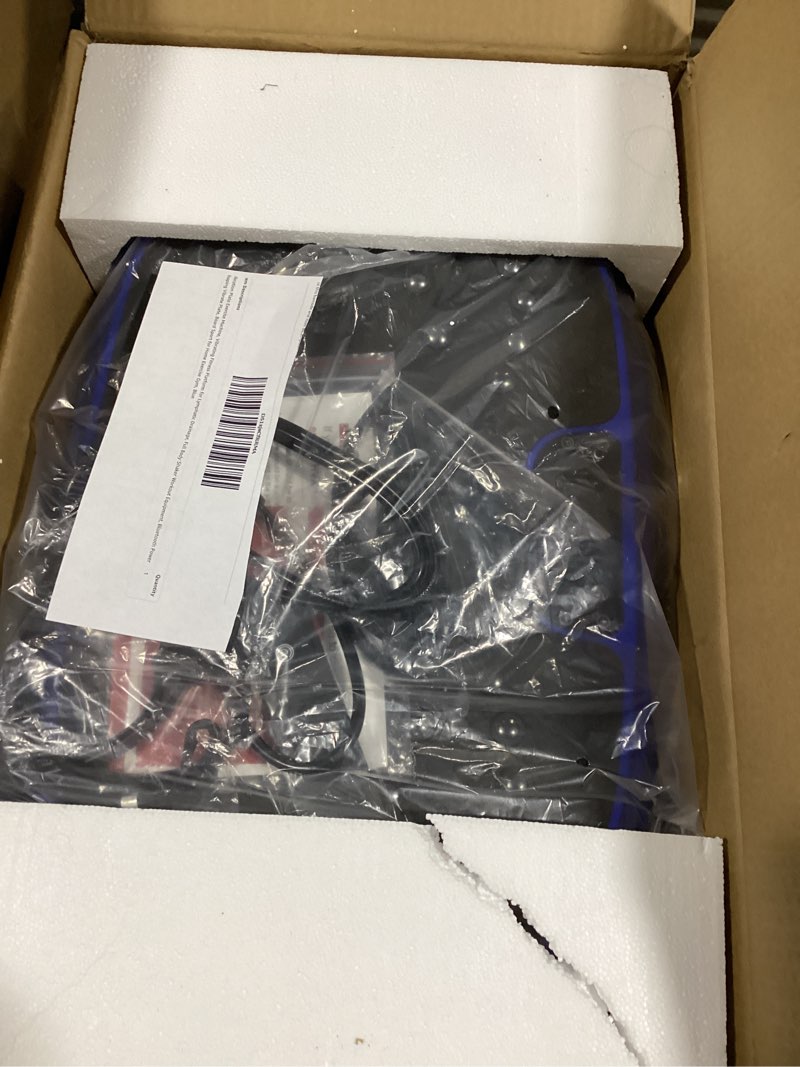 Condition photo showing New/Like New for Vibration Plate Exercise Machine, Vibrating Fitness Platform for Lymphatic Drainage, Full Body Shaker Workout Equipment, Bluetooth Power Shaping Vibrate Plate, Board Sport for Home Exercise Gym, Blue