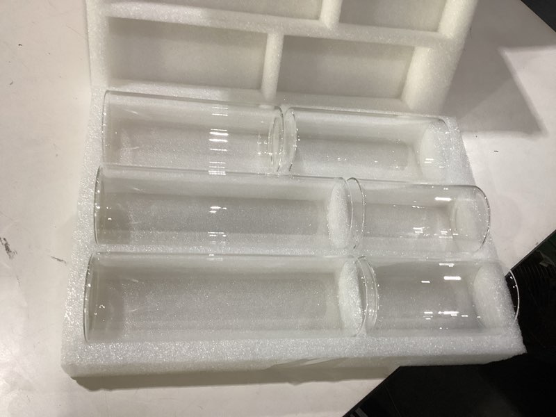Condition photo showing New/Like New for Sawysine 18 Pcs Glass Cylinder Vases 2.5''/2.95''/3.9'' Diameter Clear Flowers Vase Hurricane Floating Candles Holders for Table Centerpieces (2.5 x 5 in,2.5 x 6 in,2.5 x 8 in) 18 2.5 x 5 In, 2.5 x 6 In, 2.5 x 8 in