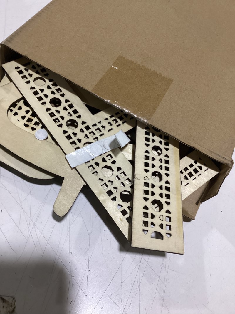 Condition photo showing As Is for Where the Wild Ones Play Nursery Sign Wooden Playroom Wall Decor Playroom Decoration Word Play Sign for Wall Plaques(40 Inch,Black)