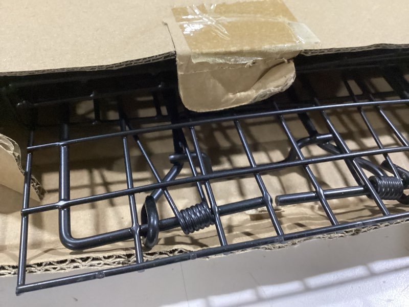 Condition photo showing Good Condition for VASALAID Live Animal Trap Cage, 24 X 7 X 8 Inch Catch and Release, Foldable Humane Live Trap Cage Indoor & Outdoor for Stray Cats, Rabbits, Squirrels, Groundhogs, Woodchucks