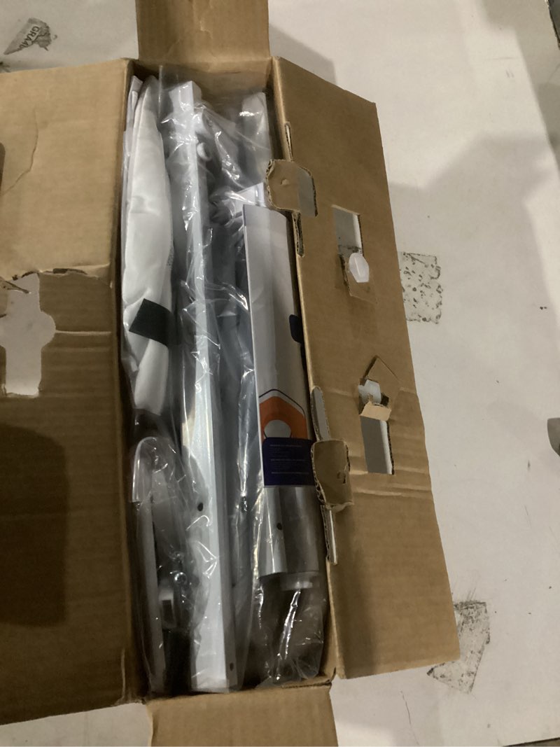 Condition photo showing Good Condition for comfybumpy premium adjustable bed rail for toddlers, swing-down safety guard, height adjusts 24.4"–32.3" h, 35.5" regular length, sturdy steel & breathable mesh, for twin, full & queen, white, 1-pack white 35.5"l × 24.4"–32.3"h (adjustable) | 1-pack