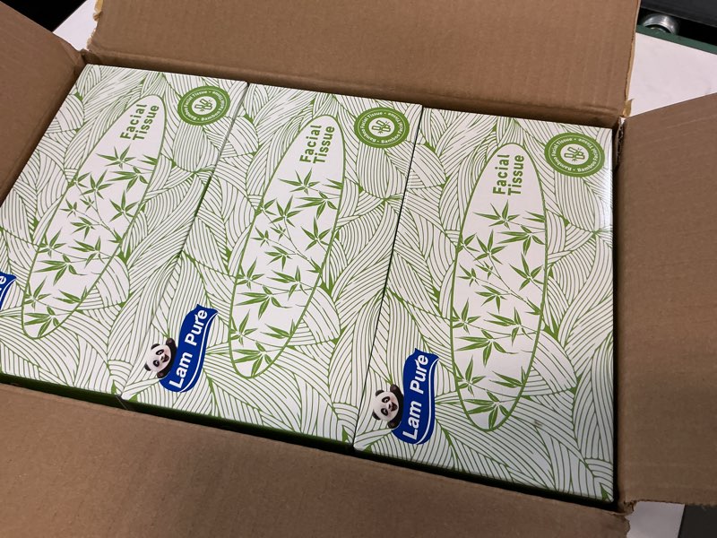 Condition photo showing New/Like New for tissues 80 Tissues per Box,3-Ply tissue paper facial tissue 12 boxes of bulk facial tissues Applicable to Dining room bedroom