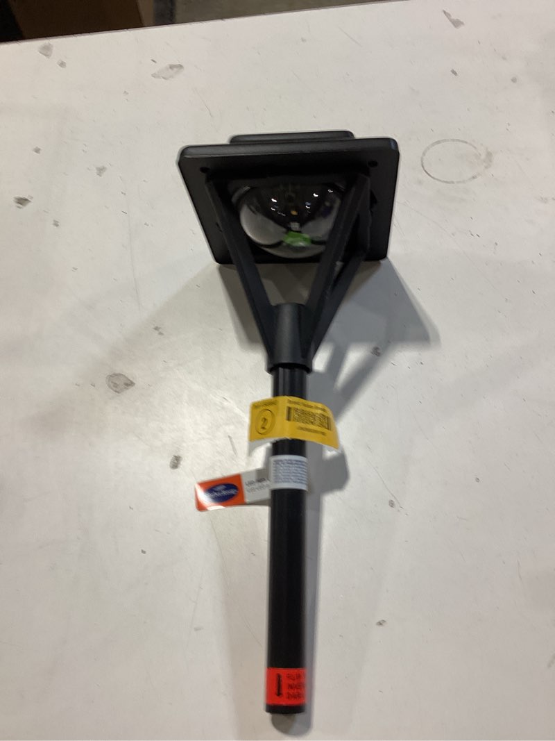 harbor breeze pyramid path 20 -lumens black solar led outdoor path light with dusk-to-dawn