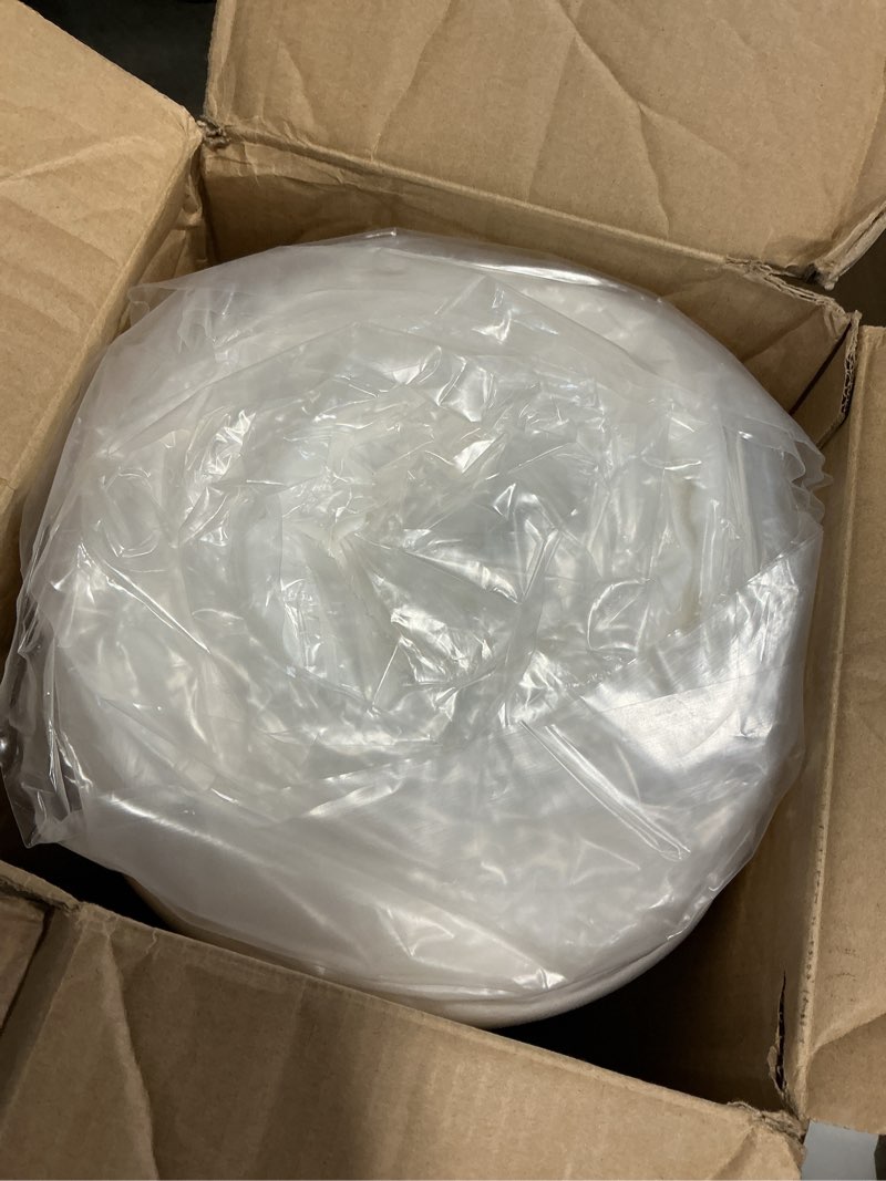 Condition photo showing New/Like New for fdw 5 inch twin mattress, base foam, medium firm support, breathable & comfortable, removable washable zipper cover, bed-in-a-box?certipur-us certified white twin all foam 5 in