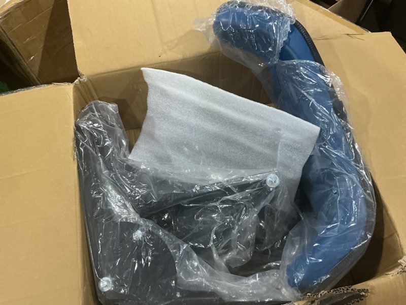 Condition photo showing Good Condition for blue universal adjustable tractor suspension seat with tilt wrap-around style fits for ford/new holland tractor 3900 3930 3910 5000 5100 5600 5610 5900 5910 shock absorption alloy steel pvc
