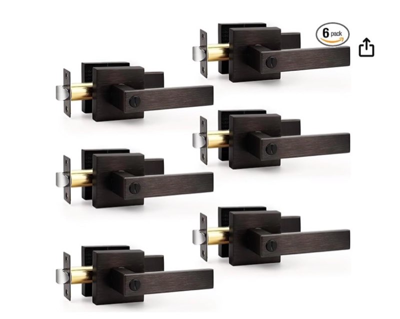 goldenwarm oil rubbed bronze door handles interior, privacy bronze interior door handles, square doo