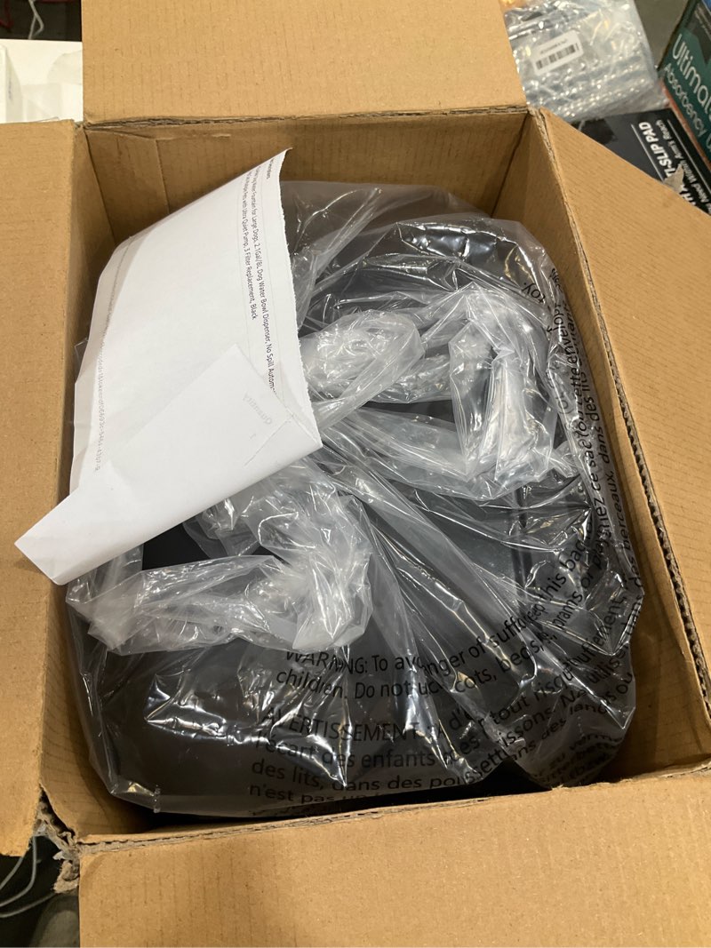 Condition photo showing Good Condition for Dog Water Fountain for Large Dogs, 2.1Gal/8L Dog Water Bowl Dispenser, No Spill Automatic Pet Water Fountain for Dogs Cats Multiple Pets with Ultra Quiet Pump, 3 Filter Replacement, Black Black 8L