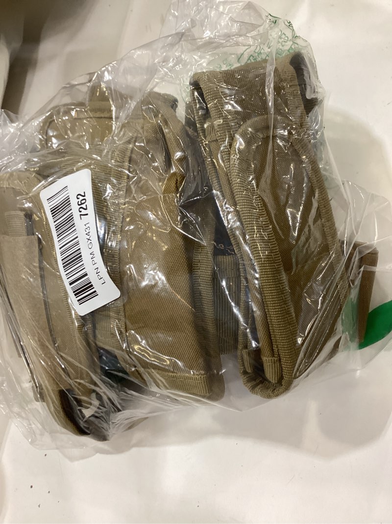 Condition photo showing New/Like New for 10 in 1 tactical duty belt,security military belt with pouches,rig police molded pouches kit tactical security guard belt muddy brown