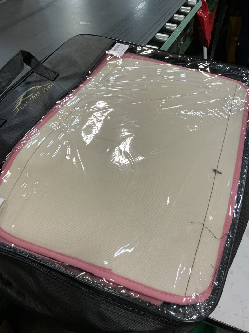 Condition photo showing Good Condition for pink car seat covers,5 seats universal seat covers for cars,luxury leather comfortable automotive car seat protector universal fit for most cars suv sedans full set pink