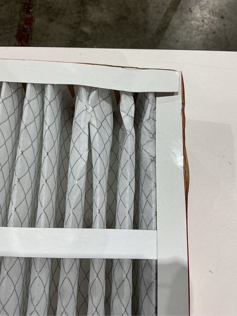 Condition photo showing As Is for filtrete 16 x 25 x 4 merv 11 1000 mpr allergen defense electrostatic pleated air filter 1pack