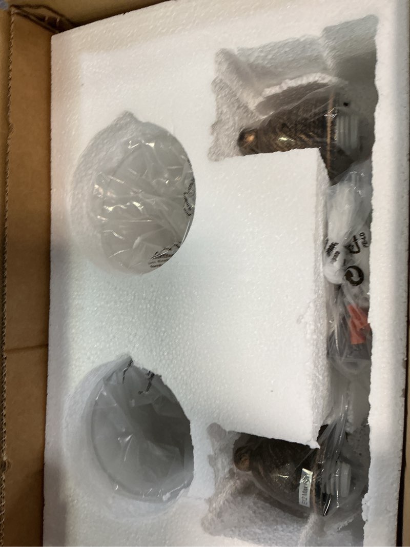 Condition photo showing New/Like New for tochic rustic vanity light over mirror, 2 lights farmhouse vanity lights bathroom light fixtures 16" l western moose sconces bath vanity wall lighting for mirror cabinets, powder room, living room 2-light
