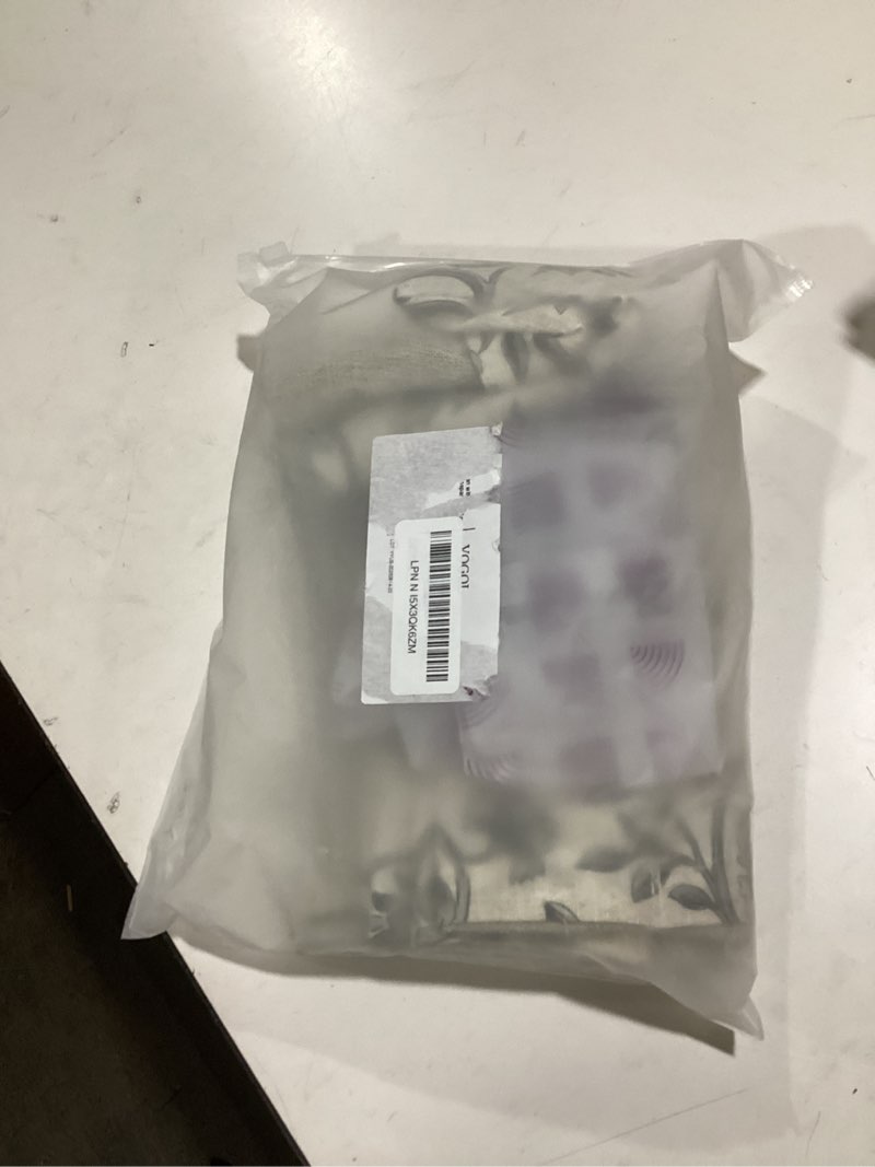 jinchan Linen Valance Kitchen Curtain for Windows Double Layer 18 Inch for Living Room Bedroom Bathr