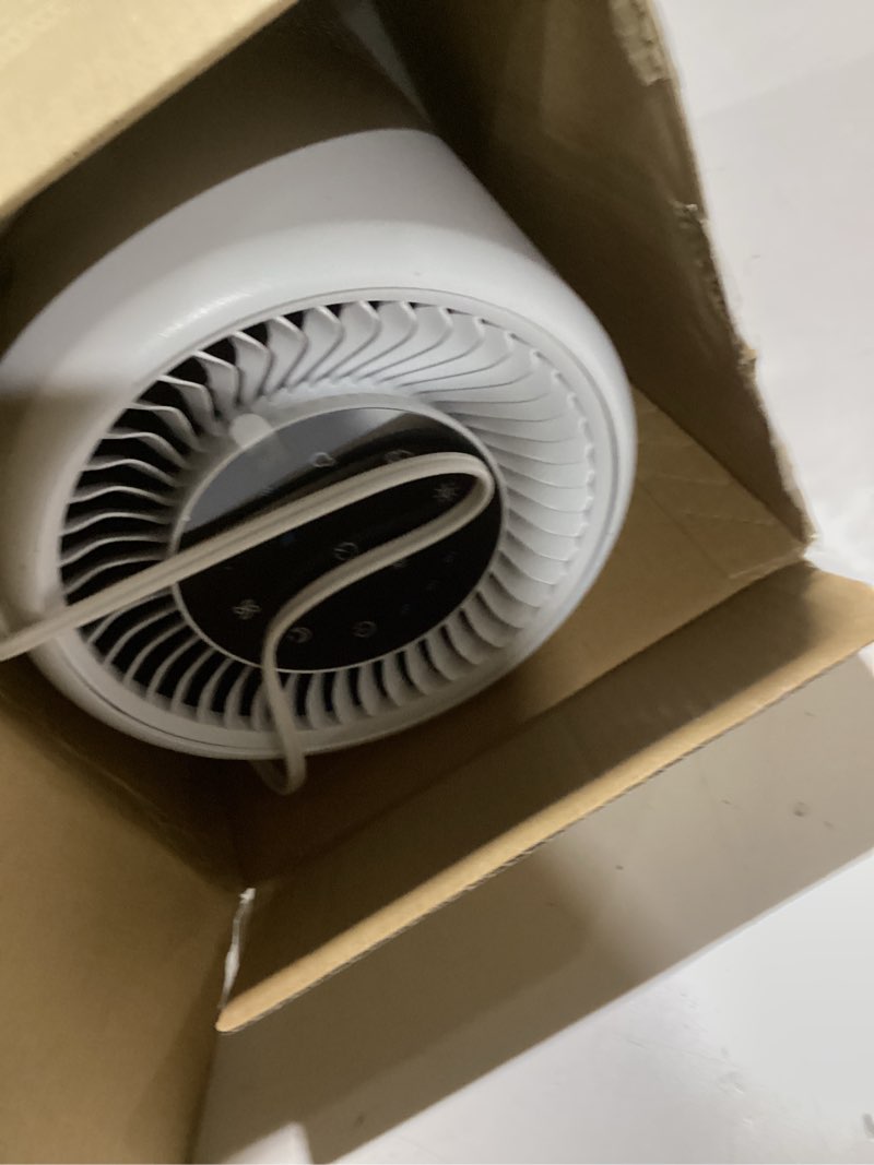 Condition photo showing As Is for LEVOIT Air Purifier for Home Bedroom Dorm Room, Smart WiFi Alexa Control, AHAM VERIFIDE, 3-in-1 Filter with HEPA Sleep Mode for Allergens, Pollutants, Smoke, Dust, Core 200S-P, White White WIFI enabled Purifier