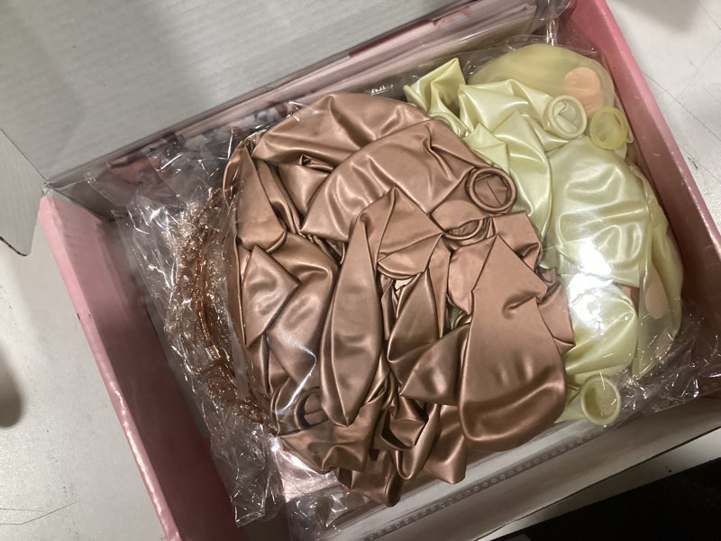 Condition photo showing Good Condition for 21st Birthday Decorations for Her Pink and Rose Gold, 21st Birthday Decorations for Girl, with 20 Plates 20 Napkins and 1 Tablecloth,Balloon,Banner,Cake Topper,3D Butterfly 21st Rosegold Birthday Decoration