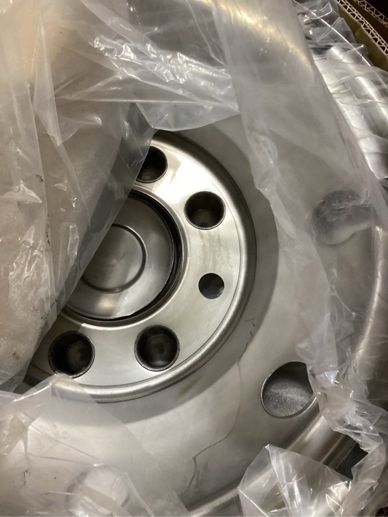 Condition photo showing Good Condition for 4pcs 16" polished stainless steel dually wheel simulators, bolt on wheel covers,8 lug hubcaps fit ford f350 1974-1998/e350/e450 1992-2021/dodge ram 3500 1974-1999 rv motorhome van truck