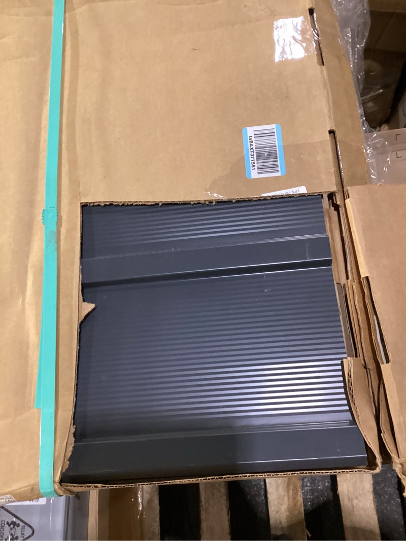 Condition photo showing New/Like New for arrow set of 8 galvanized steel 2x4 ft corrugated metal panels for diy shed, garage, carport, and mobile home projects, made in usa, anthracite