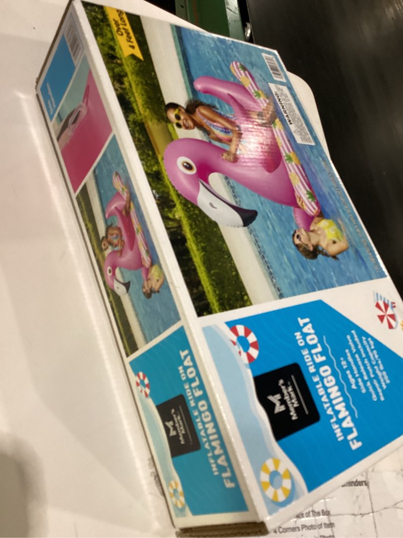 Condition photo showing Good Condition for inflatable ride on flamingo float
