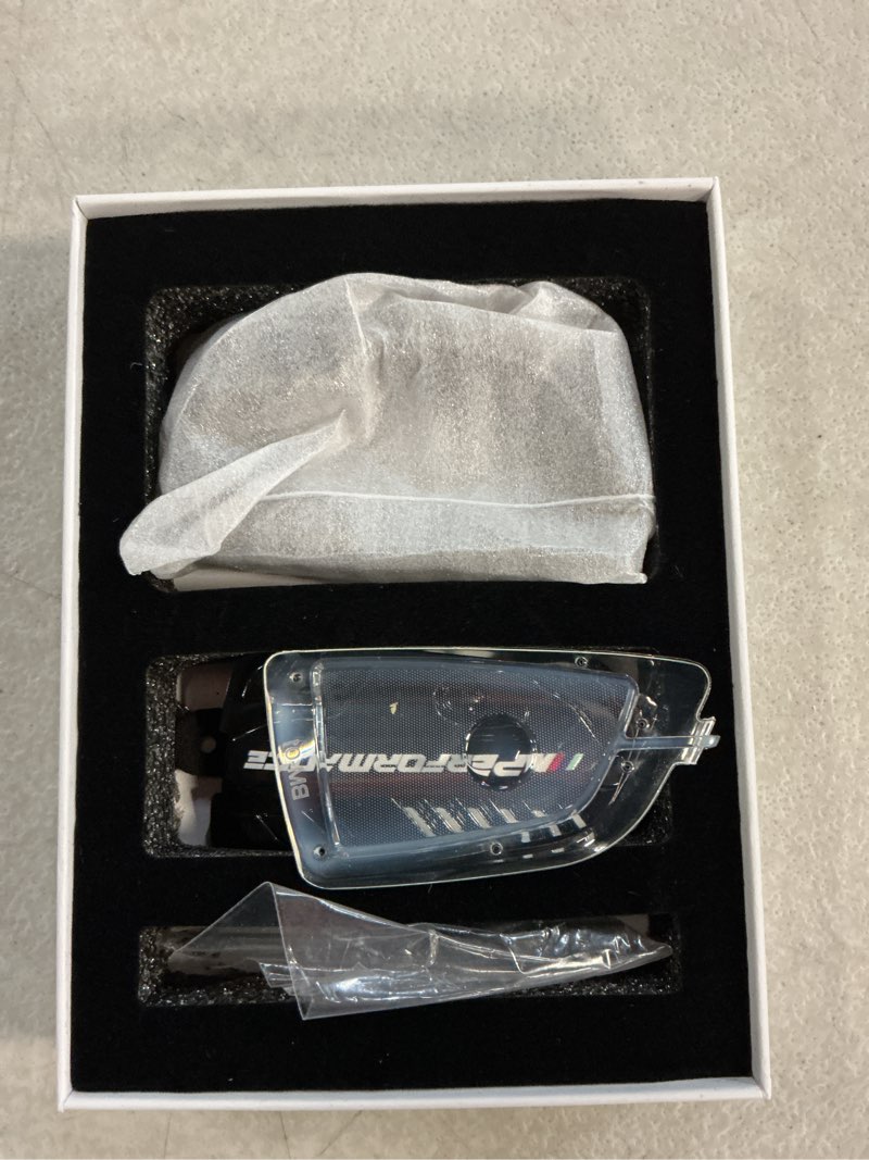 Condition photo showing As Is for phmnkl alloy car key case rings cover holder for bmw 1 3 5 7 series 530 f48 x1 x2 x3 x4 x5 x6 classic engine head concept (a style carbon fiber)