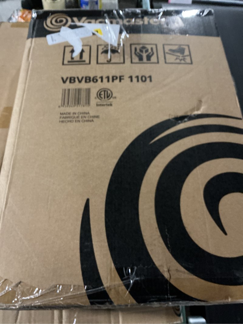 Condition photo showing As Is for Vacmaster Wet/Dry Vacuum with Detachable Blower 6 Gallon 5 Peak HP-VBVB611PF 1101