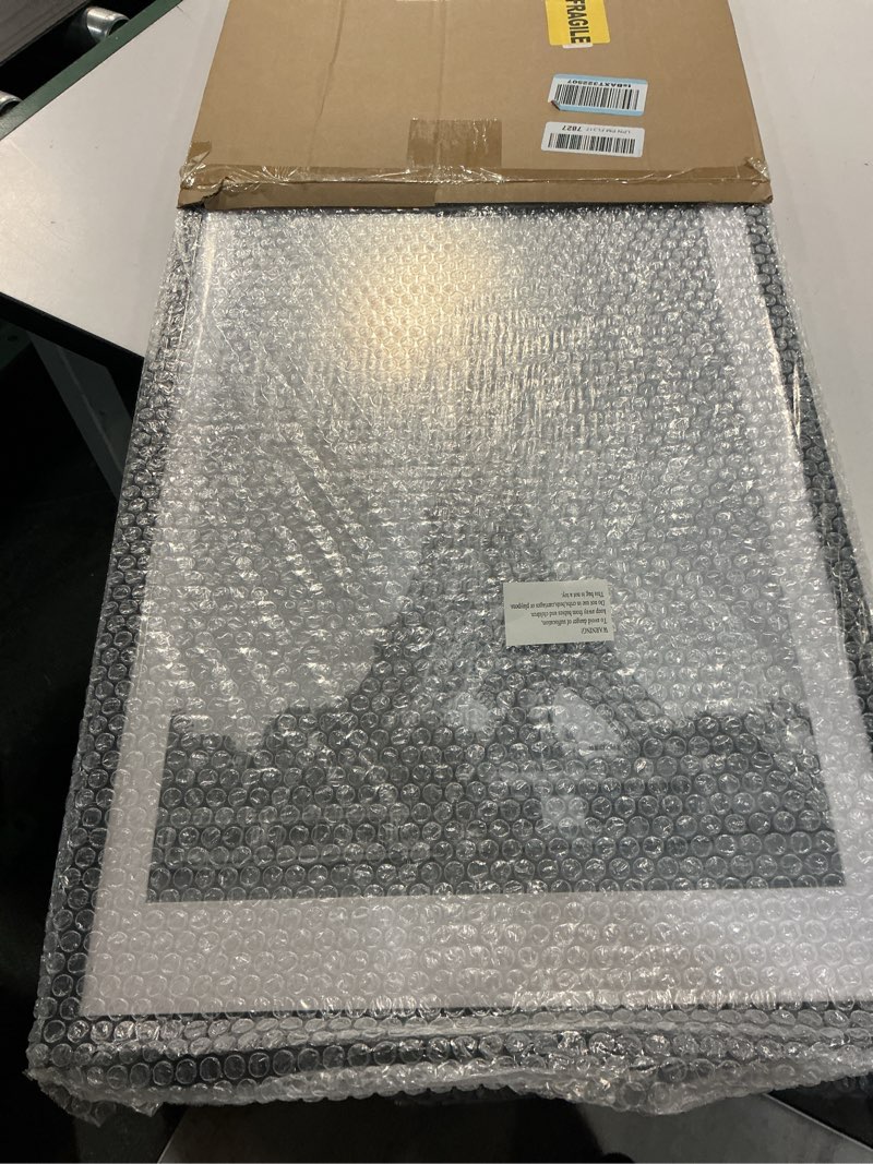 Condition photo showing New/Like New for upsimples 16x24 Picture Frame, Display Pictures 14x20 with Mat or 16 x 24 Without, Wall Hanging Poster Frames, Black, 1 Pack Black 16x24