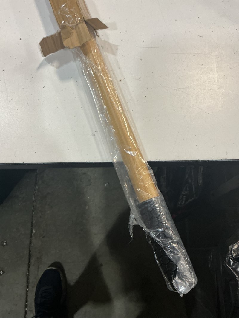 Condition photo showing New/Like New for yoga stick - 5ft bamboo stretching stick for mobility, flexibility, balance with 20+ video tutorials, stretching equipment, exercise stick for stretching, posture corrector, physical therapy dowel rod natural bamboo