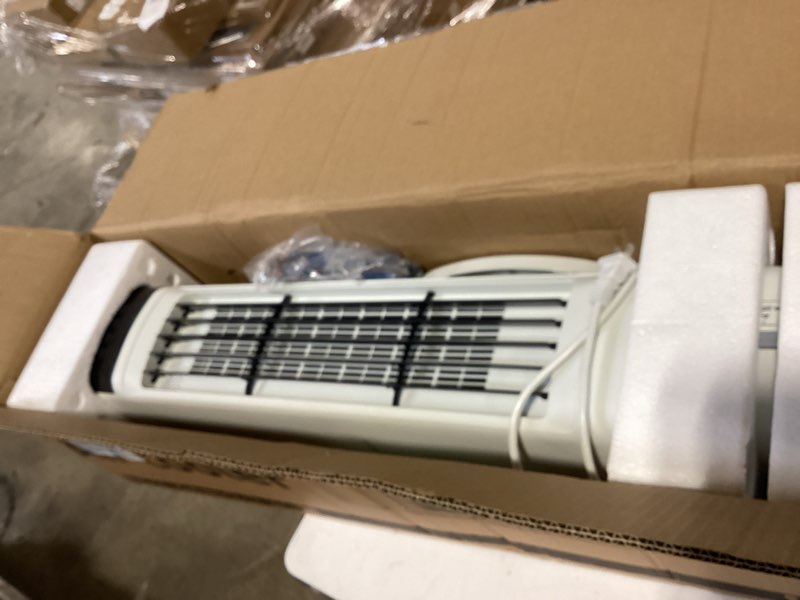 Condition photo showing As Is for evaporative air cooler, 3-in-1 portable air conditioners for room, 4 modes 3 speeds, fast cooling portable ac unit/24h timer, remote oscillating tower fan, quiet swamp cooler for bedroom office