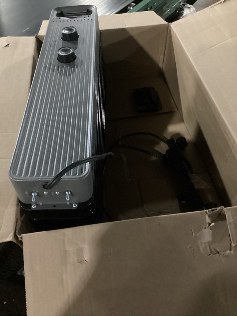 Condition photo showing As Is for Pelonis Oil Filled Radiator Heater for Large Space, 2025 Upgraded, Space Heaters with 1500W Quiet Warmth Radiant Heater, 3 Heating Modes, Overheat & Tip-Over Protection, Adjustable Thermostat, Black Upgraded Black