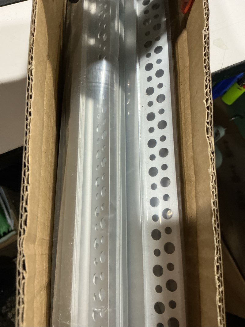 Condition photo showing Good Condition for plaster-in led aluminum channel 6pack 1m/3.3ft plaster led strip light diffuser profile,trimless drywall aluminum led channel profile with milky diffuser cover end cap for wall and ceiling