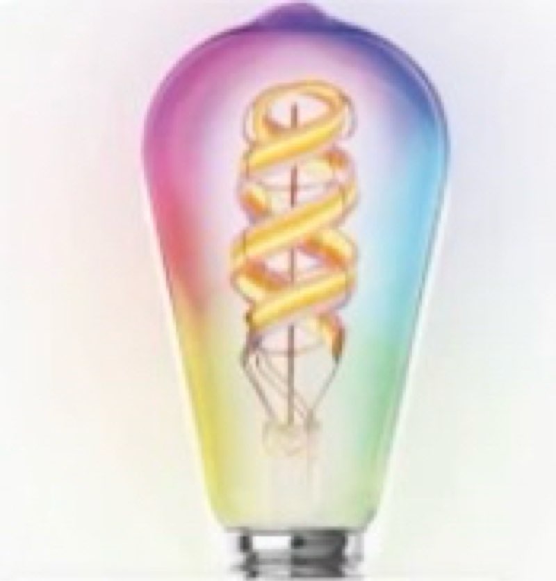 Feit Electric ST2160/RGBW/FIL/AG 60 Watt Equivalent WiFi Dimmable, No Hub Required, Alexa or Google 