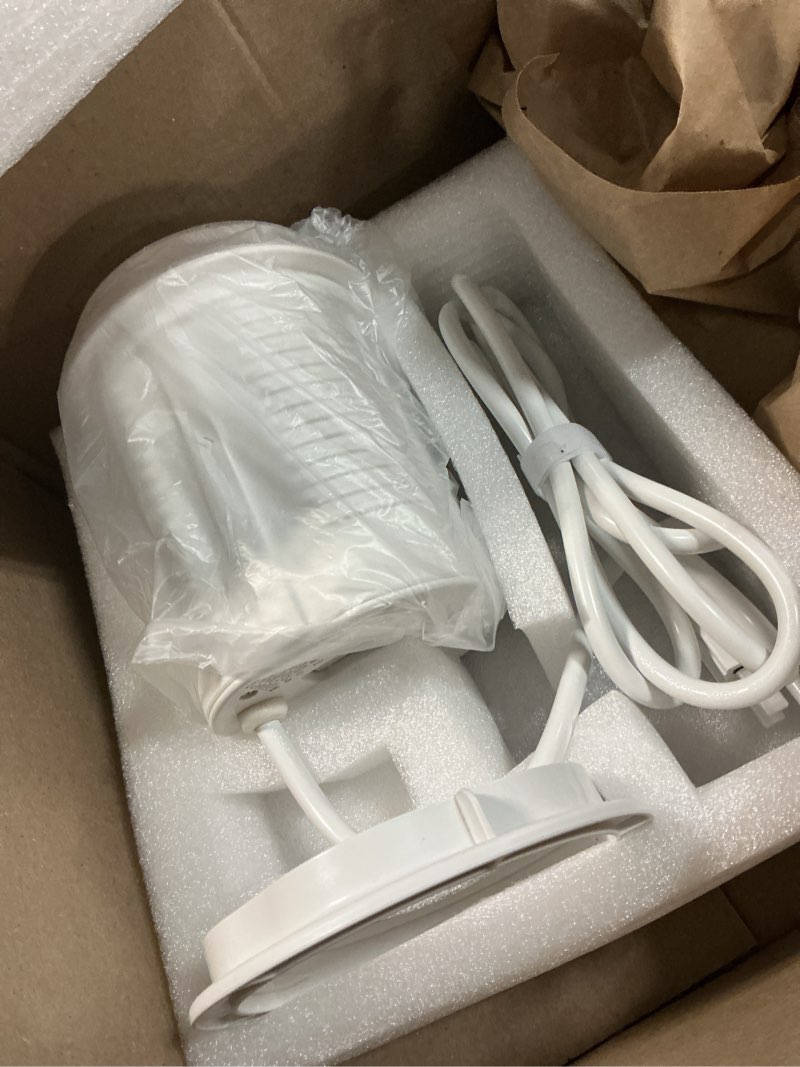 Condition photo showing Good Condition for annquan 4.75inch pop up outlet for countertop with 15w wireless charger,4 outlet,1 usb-c,1 usb-a,pop up power outlet for table workbench nightstand white 20w (1 usb-c + 1 usb-a)