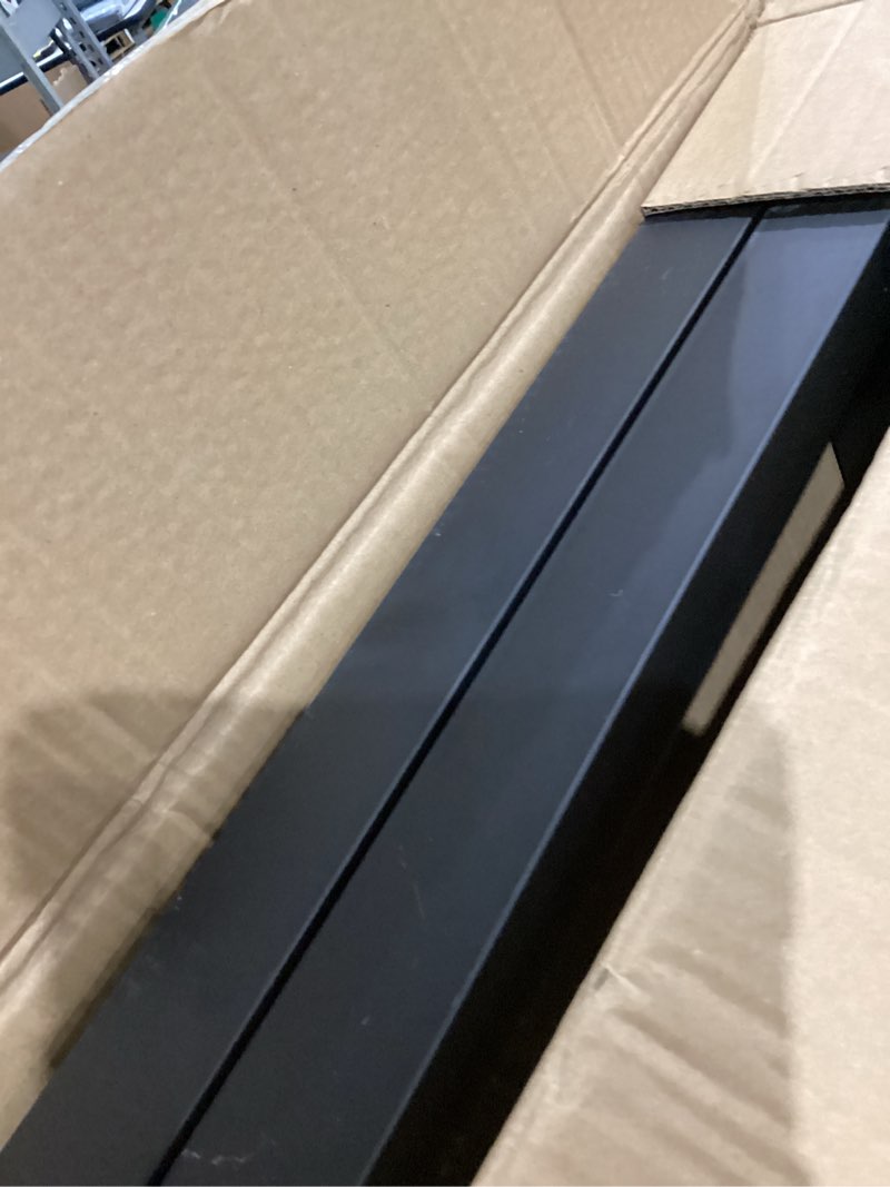 Condition photo showing Good Condition for Yahpetes Table Legs 2 Pcs Metal Furniture Legs 24”W x 28”H Black Cast Iron Bench Legs Heavy Duty Industrial Dining Table Legs Coffee Table Legs (Rectangle, 24”X28”) Rectangle 24”X28”