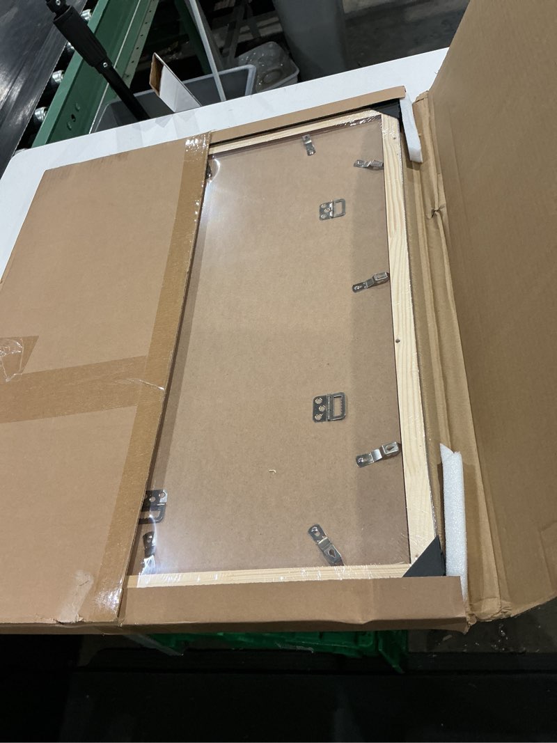 Condition photo showing Good Condition for 5x8 wood frame brown, natural wooden 8x5in picture frames, modern golden 5 x 8inch gallery photo pic frame with hd plexiglass, horizontal vertical wall mounting tabletop display 1pcs brown 5x8