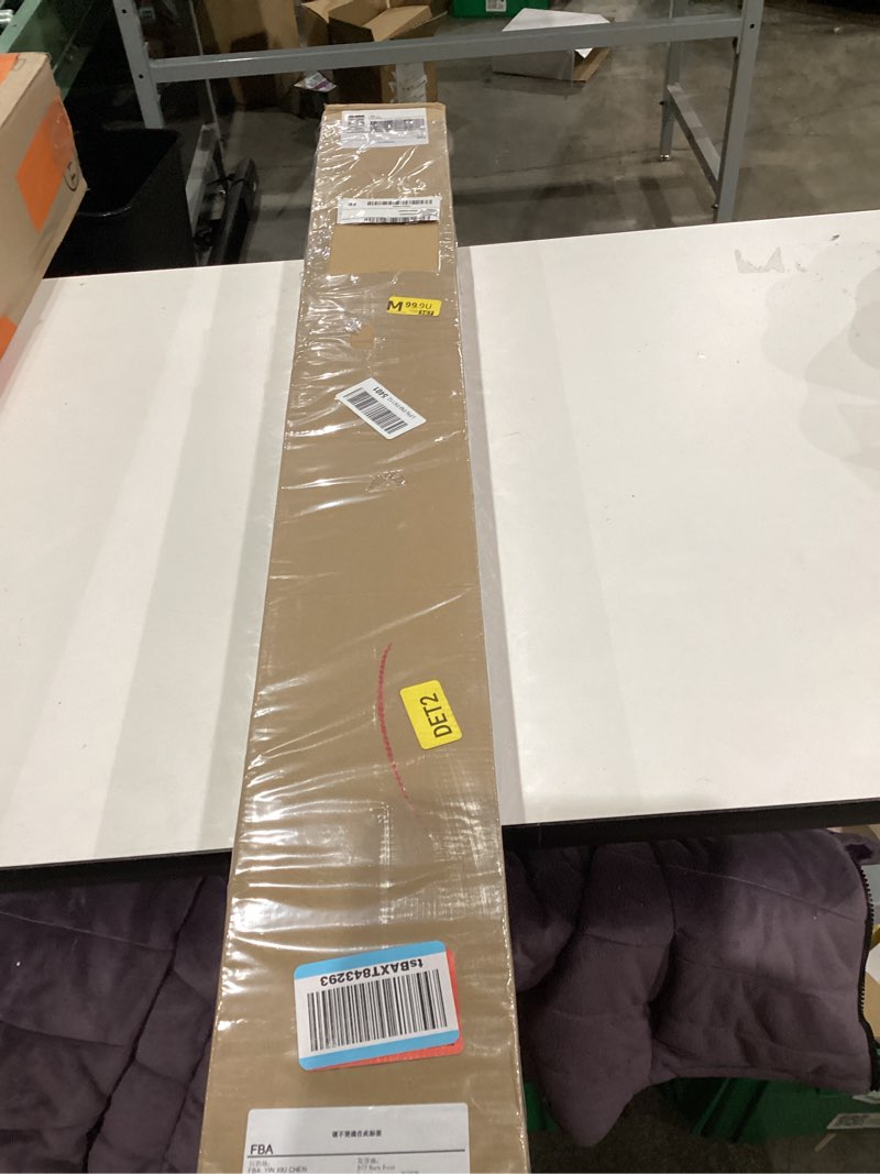 Easelife 8FT Exterior Sliding Barn Door Hardware Kit, Box Rail Track, 450lb Capacity, Black Weather-