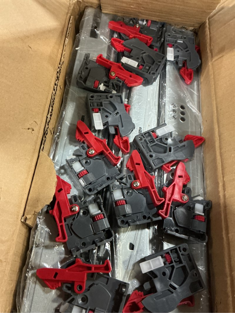 Condition photo showing Good Condition for undermount concealed soft close drawer slides 15inch,6 pairs full extension drawer glides runners with locking device and rear mounting brackets 15 inch 6-pair