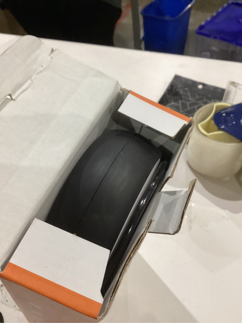 Condition photo showing As Is for 26Ft Retractable Dog Leash with Chew Proof Cable,Heavy Duty Dog Leash with Removable Poop Bags for Medium Large Dogs up to 110lbs,Strong Nylon Tape No Tangle,One-Handed Brake (White)