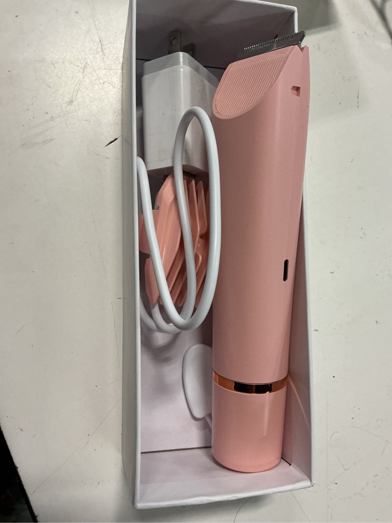 Condition photo showing Good Condition for dermave bikini shaver,bikini trimmer for women,2 in 1 dual head waterproof & painless electric razors for pubic hair(pink)
