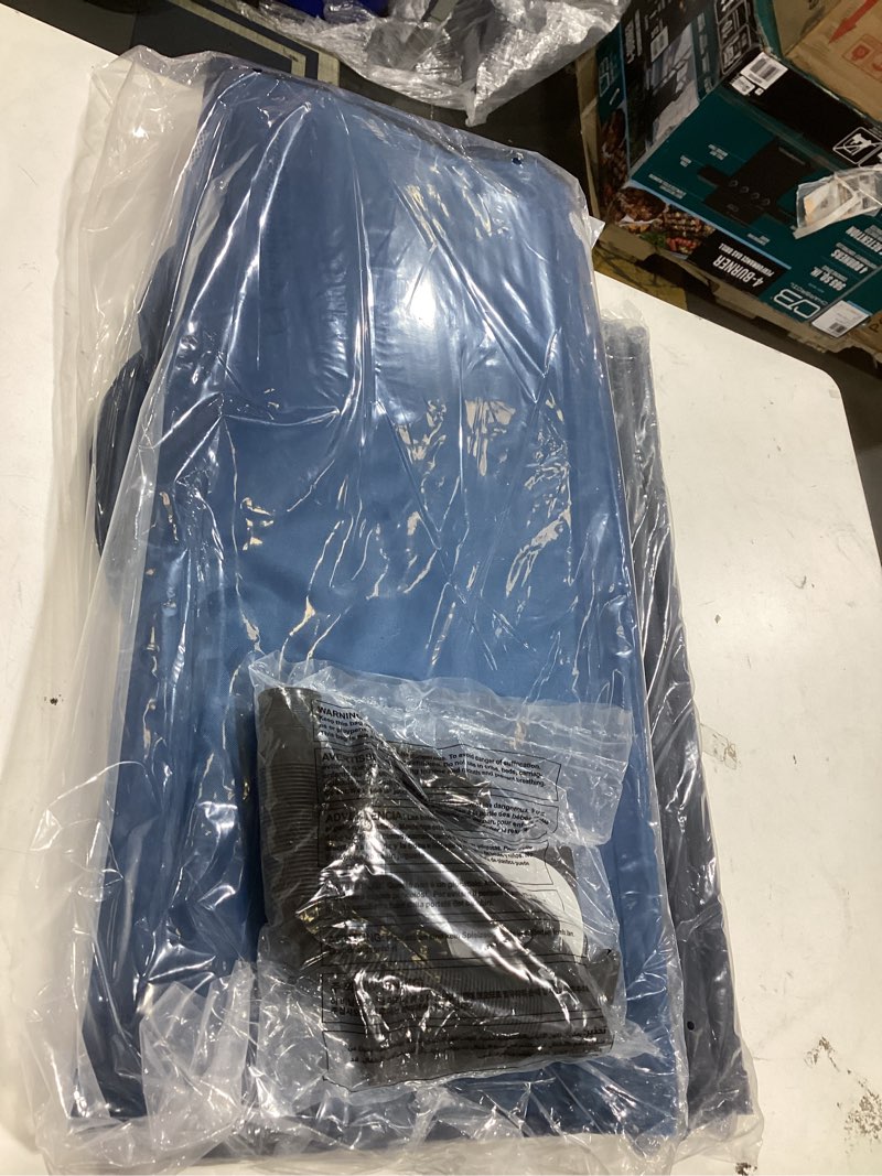 Condition photo showing As Is for sharper image ice bath portable 31.5" inflatable pool - navy