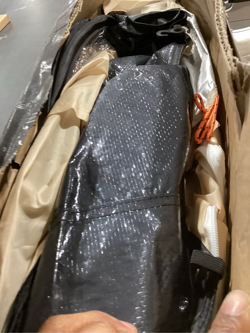 Condition photo showing Good Condition for vevor pop up sports tent, 8 sizes optional clear bubble tent for 1-6 person, waterproof outdoor pod with floor mat & top cover, garden igloo dome tents camping shelter for sports watching clear 50" l x 50" w x 66.9" h