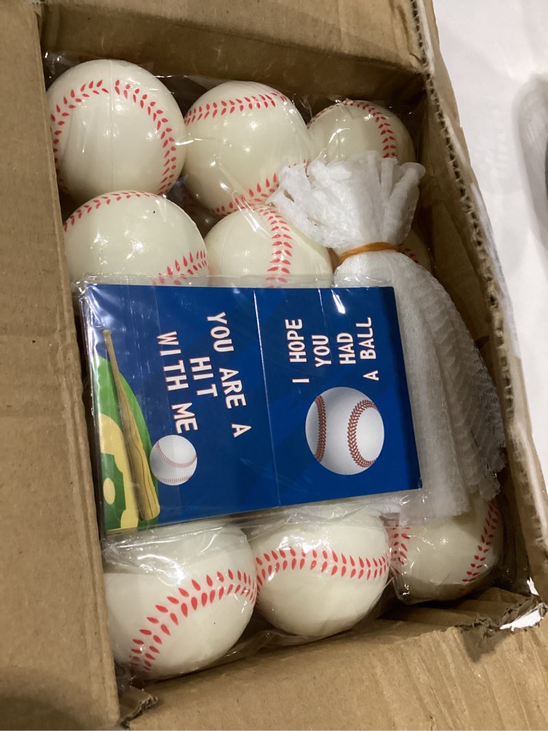 Condition photo showing Good Condition for liyiq 24pcs sports stress balls baseball stress ball for kids 2.36 inch foam bouncy balls bulk fun balls party favors sports party favors goodie bag stuff for kids classroom exchange