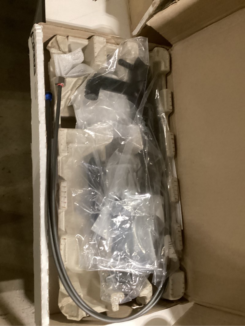 Condition photo showing New/Like New for Delta Nicoli Matte Black Bathroom Faucet 1 Hole, Single Hole Bathroom Sink Faucet for Vanity, Push-Pop Drain Assembly, Matte Black 15849LF-BL Matte Black Standard Spout