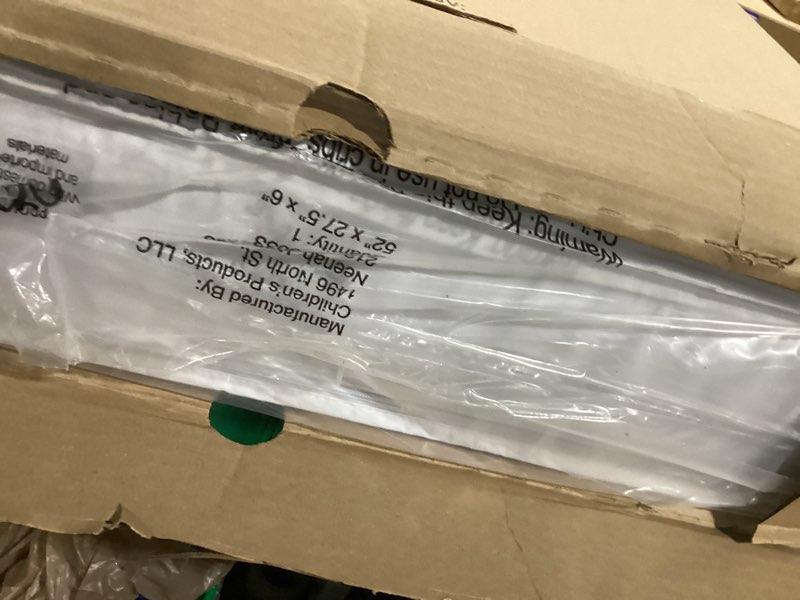 Condition photo showing As Is for serta perfect start limited dual sided baby crib mattress and toddler mattress, breathable fiber core, greenguard gold certified, waterproof, 7 year warranty, made in usa limited mattress