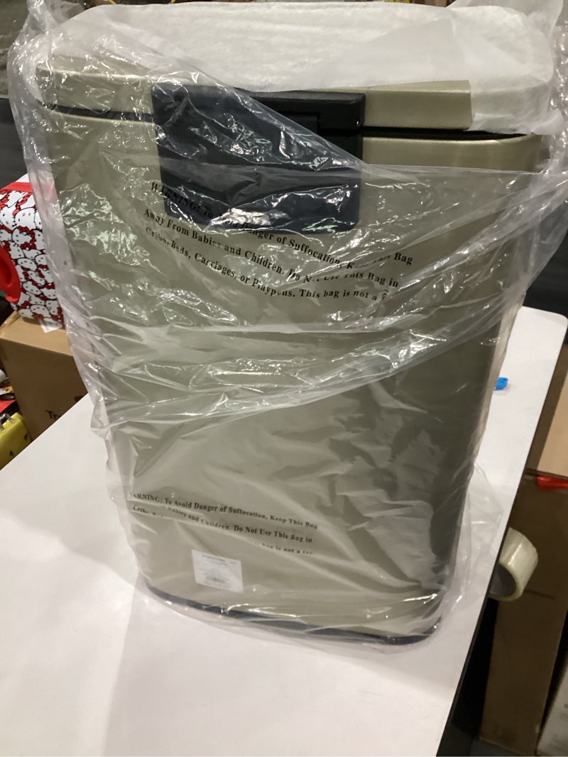 Condition photo showing Good Condition for 45l rectangle stainless steel step trash can gold - brightroom™: quiet closing, pedal-operated, fingerprint-resistant