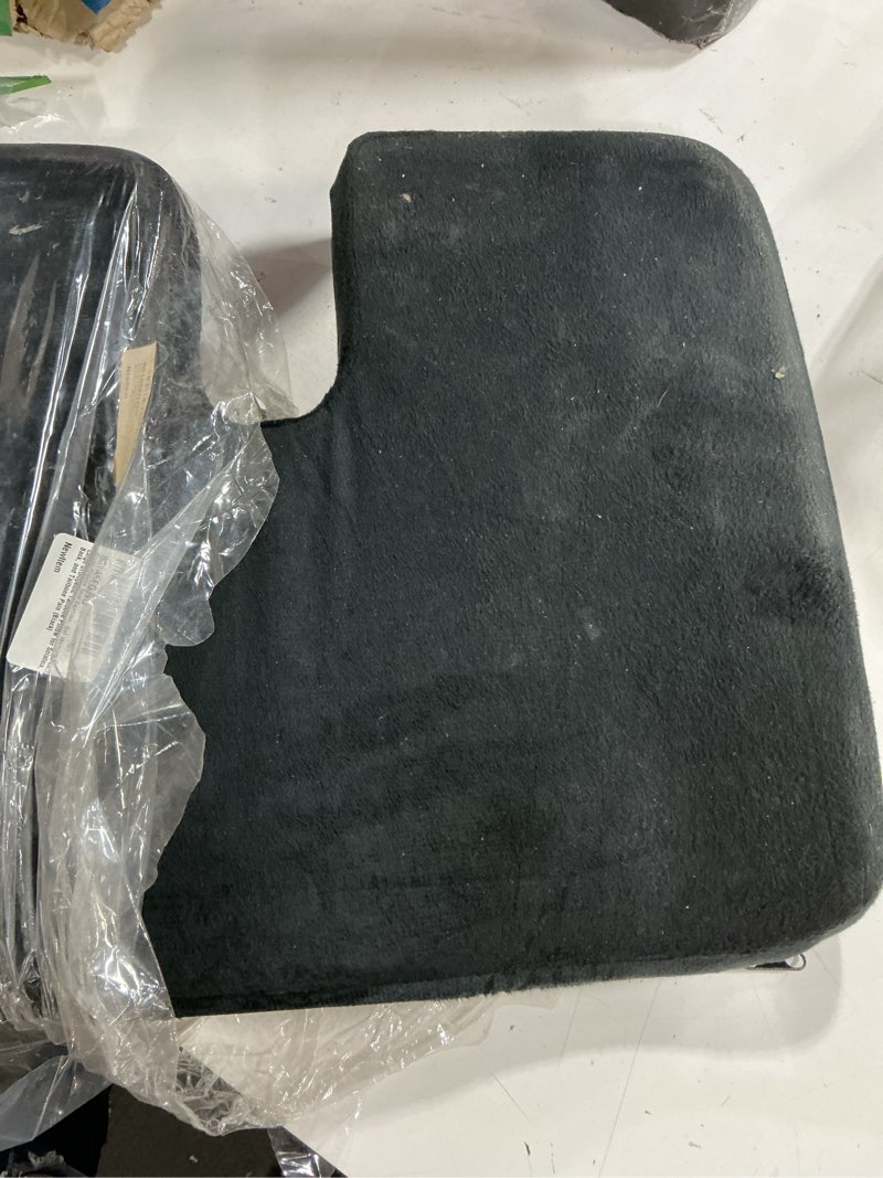 Condition photo showing As Is for Kieba Coccyx Seat Cushion, Gel Memory Foam Large Orthopedic Tailbone Pillow for Sciatica, Back, and Tailbone Pain (Black)